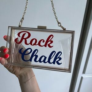 KU Clear Crossbody Purse